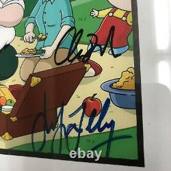 Family Guy Nine Signature Cast Autographed Framed 8x10 with COA