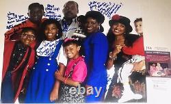 Family Matters Cast X4 Signed Autographed 11x14 Photo Jsa Coa Inscribed Rare