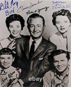 Father Knows Best Complete Cast Signed Photo Numbered COA