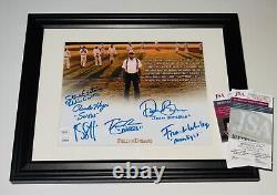 Field Of Dreams Cast Signed 8x10 Photo (framed & Matted) Jsa! 6 Autographs