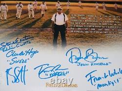 Field Of Dreams Cast Signed 8x10 Photo (framed & Matted) Jsa! 6 Autographs