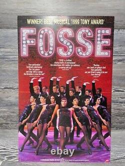Fosse, Cast Signed Broadway Window Card