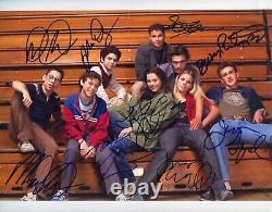 Freaks And Geeks Cast Signed 8x10 Photo X8 Linda Cardellini Seth Rogen Segel Bas