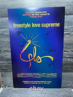 Freestyle Love Supreme, Fls, Broadway Window Card/poster, Cast Signed, Booth