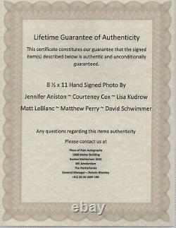 Friends Tv Show Stars -=6=- All Cast Hand Signed Autographed Photo With Coa