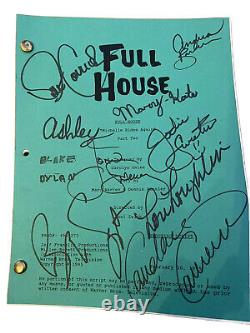 Full House autographed full cast signed script Saget Stamos Mary-Kate Ashley JSA