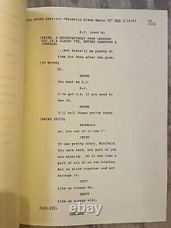 Full House autographed full cast signed script Saget Stamos Mary-Kate Ashley JSA