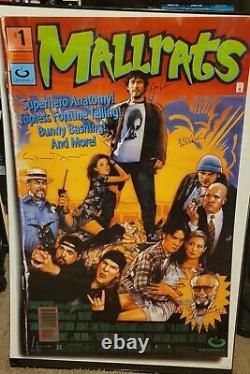 Full Size Mallrats Movie Poster Signed By Cast. Stan Lee