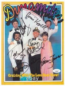 GAVIN MacLEOD & CAST OF LOVE BOAT Signed 8X10 Photo Actors JSA AC55962