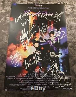 GFA Cast x9 Apollonia Wendy PRINCE PURPLE RAIN Movie Signed 12x18 Photo COA