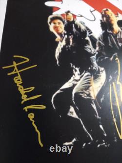 GHOSTBUSTERS original signed cast AYKROYD MURRAY REITMAN photo poster