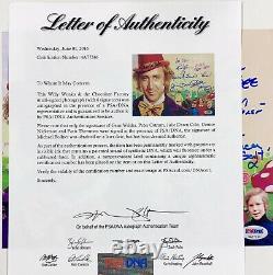 Gene Wilder + Willy Wonka Kids autograph cast signed 8x10 Photo PSA/DNA COA LOA