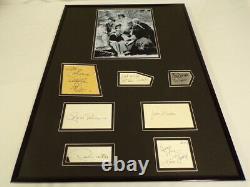 Gilligan's Island Cast Signed Framed 18x24 Photo Display JSA