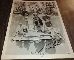 Gilligan's Island Signed Cast Photo Bob Denver Tina Louise Sherwood Schwartz