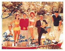 Gilligan's Island' cast signed 8x10 photo Dawn Wells, Bob Denver, Tina JSA coa