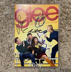Glee cast signed DVD Lea Michele Cory Monteith Dianna Agron Jenna Ushkowitz