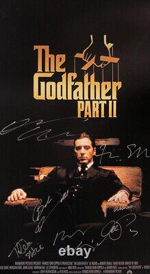 Godfather part 2 cast signed poster Al Pacino, Diane Keaton And Others Have Coa