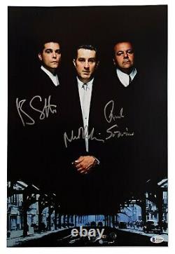 Goodfellas Cast Signed 12 x 18 Photo Beckett COA