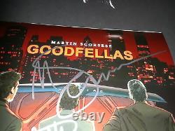 Goodfellas Cast Signed By 3 Custom 8x10 Photo Deniro Scorsese Liotta Proof Pics