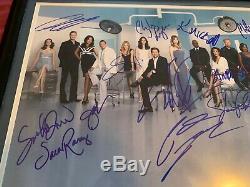 Grey's Anatomy Cast Signed Autograph Photo Poster Framed Patrick Dempsey Rare