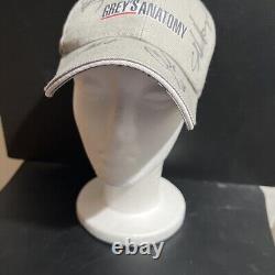 Grey's Anatomy Signed By 11 Hat Cap Autograph Gray Adjustable One Size ABC TV