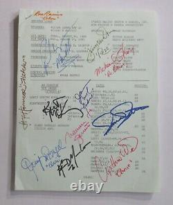 Guiding Ligh Episode 12224 Cast Signed Shooting Draft Script aired 8/25/95