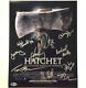 Hatchet Cast Signed 11x14 Movie Poster Photo With Bas Beckett Coa Loa Kane Hodder