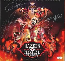 HAZBIN HOTEL CAST X5 Signed Season 1 VINYL RECORD Authentic Autograph JSA COA