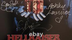 HELLRAISER Cast Signed Poster 24x36 6 Signatures BECKETT (BAS) COA Clive Barker
