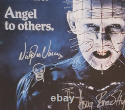 HELLRAISER Cast Signed Poster 24x36 6 Signatures BECKETT (BAS) COA Clive Barker