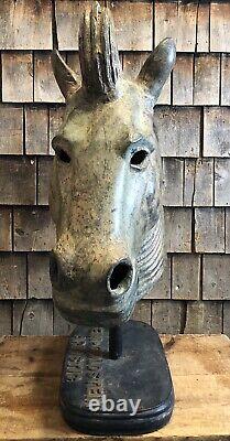 HISTORIC Antique STEIN&GOLDSTEIN ARTISTIC Carousel Horse Brass Mold Trade Sign