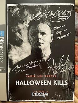 Halloween Kills Cast Signed 12x18 Signed By 5