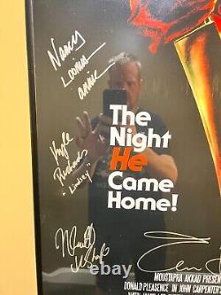 Halloween Movie Poster Signed By Entire Cast with COA