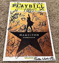 Hamilton Musical! Broadway & Off Bday! Signed By Original Cast! RARE! OG! LIN