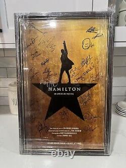 Hamilton Original Broadway Cast SIGNED Poster 14x22 22 signatures