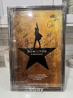 Hamilton Original Broadway Cast SIGNED Poster 14x22 22 signatures