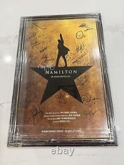 Hamilton Original Broadway Cast SIGNED Poster 14x22 22 signatures