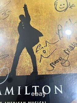 Hamilton Original Broadway Cast SIGNED Poster 14x22 22 signatures