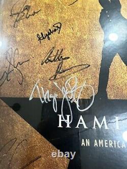 Hamilton Original Broadway Cast SIGNED Poster 14x22 22 signatures