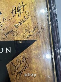 Hamilton Original Broadway Cast SIGNED Poster 14x22 22 signatures