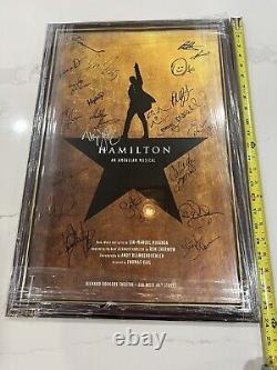 Hamilton Original Broadway Cast SIGNED Poster 14x22 22 signatures