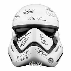 Harrison Ford, Star Wars Force Awakens Cast Autographed Stormtrooper Helmet