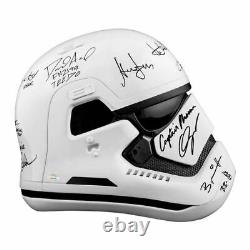 Harrison Ford, Star Wars Force Awakens Cast Autographed Stormtrooper Helmet