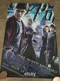 Harry Potter And The Half Blood Prince (cast Signed Poster)