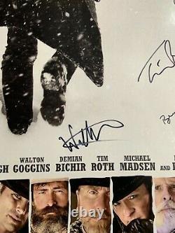Hateful Eight JSA Cast Autograph Signed Original Movie Poster DS Double Sided