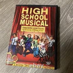 High School Musical Cast Signed Autograph DVD JSA COA Zach Efron Hudgens ++