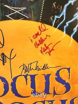 Hocus Pocus Movie Poster Signed by Entire Cast with COA? NO REPRO