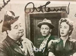 Honeymooners Entire Cast signed B/W photo with Characters names RARE