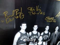 Hoosiers Cast Signed Autographed 16X20 Photo Gene Hackman plus 7 Players JSA