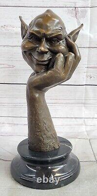 Hot Cast Signed Original artwork by Juno Gnomes Museum quality Bronze Statue